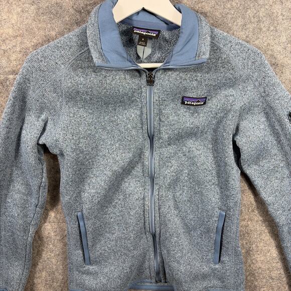 Patagonia Women's Better Sweater Jacket Full Zip Berlin Blue Size SM STY25543 - Picture 2 of 13